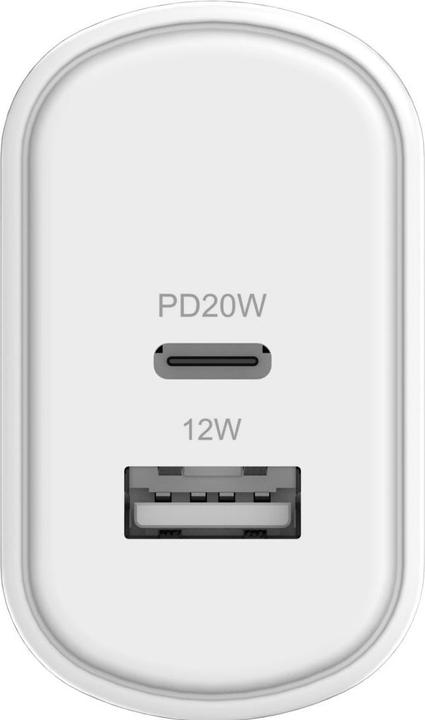 Image du produit Cygnett PowerPlus 32W USB-C PD Dual Port Wall Charger - EU White (32 W)
