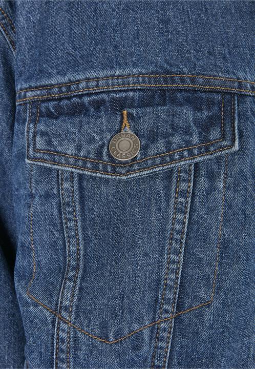 Actual product image Urban Classics Ladies Oversized Sherpa Denim Jacket (M)