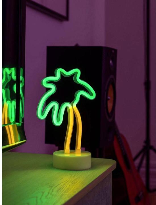 Actual product image Konstsmide LED tube silhouette palm tree
