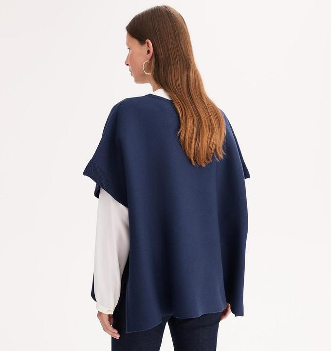 Actual product image Anne Weyburn Poncho mit rundem Ausschnitt (46)