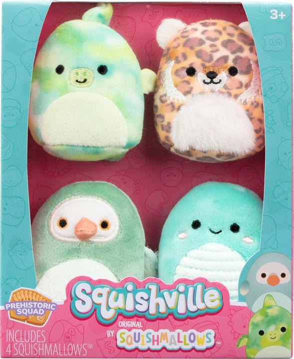 Produktbild Squishmallows Mini 4er-Pack Prähistorisches Squad (5 cm)
