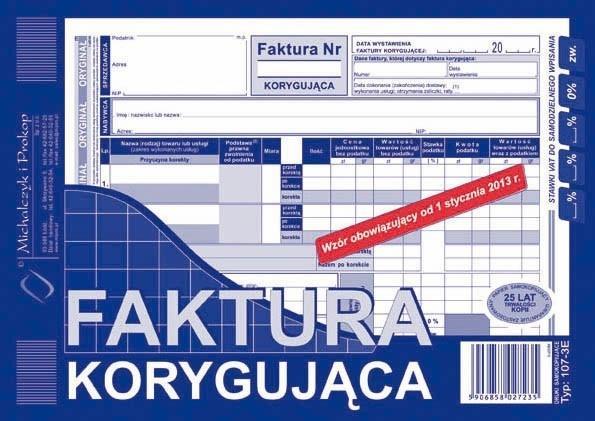 Actual product image Michalczyk Prokop Correction calculation 107-3E (80x)
