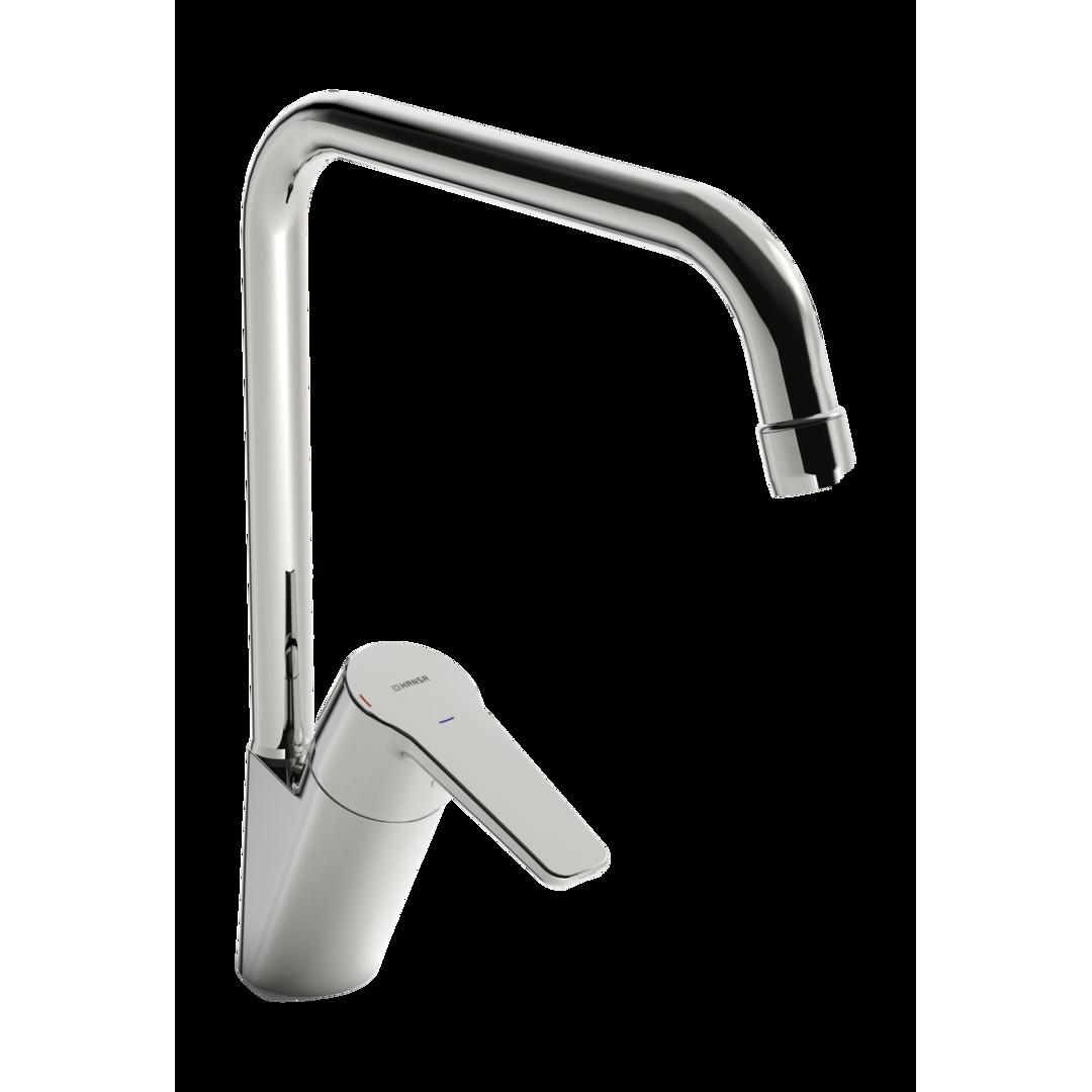 Hansa, Küchenarmatur, HANSAPOLO Eco Küchenarmatur, Energiespar-Variante, 3,4 l/min., Ausladung 221mm, 52662293