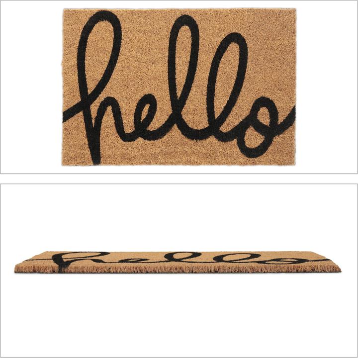 Actual product image Relaxdays Doormat (60 x 40 x 1.5 cm)