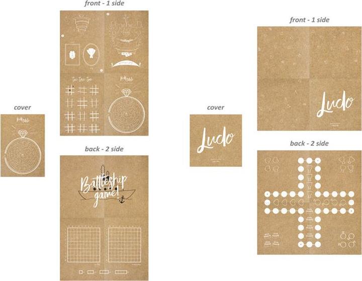 Produktbild Partydeco Kids activity set for wedding (1 pkt / 1 pc.)