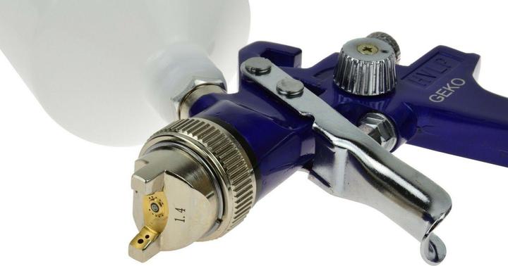 Image du produit GEKO Pistolet à peinture 1,4 mm avec régulateur et vidange