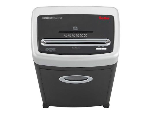 Produktbild Geha Aktenvernichter Office X7 CD, Partikelschnitt (Streifenschnitt)