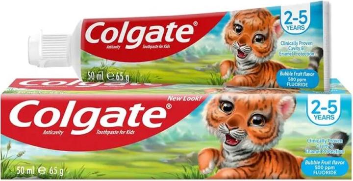Immagine prodotto Colgate Dentifricio Kids Bubble Fruit (2 - 5 anni) - Dentifricio per bambini (50 ml)