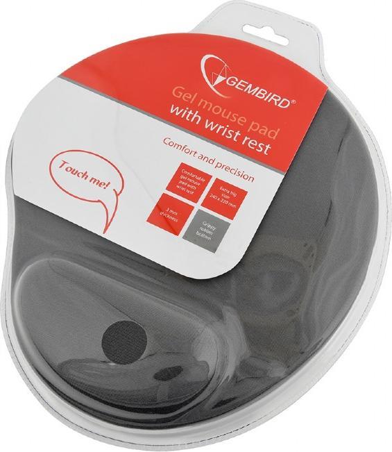Immagine prodotto Gembird Tappetino per mouse MP-GEL-GR Grigio
