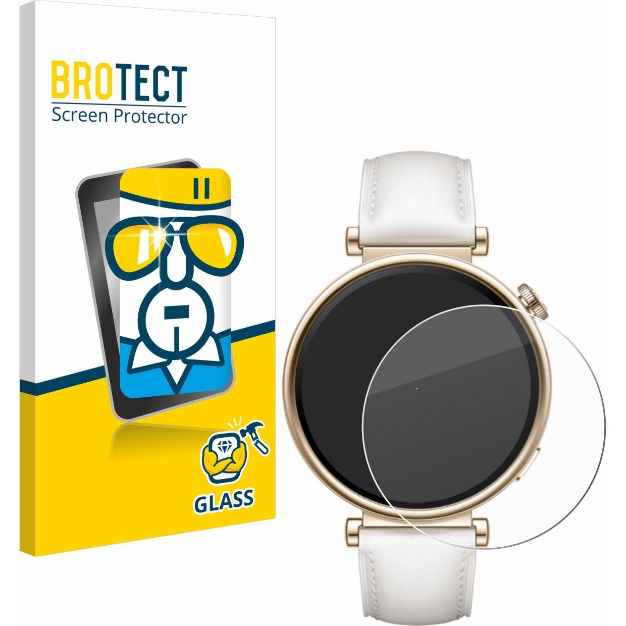 Thumbnail - BROTECT Panzerglas Hartglas Displayschutz, Smartwatch Schutzfolie, Transparent