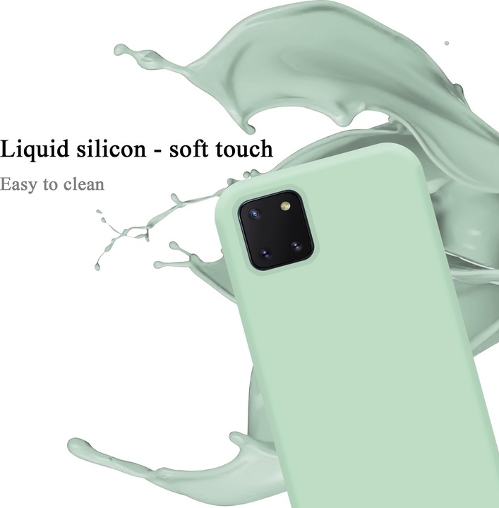 Actual product image Cadorabo TPU Liquid Silicone Case Cover (Samsung Galaxy A81)