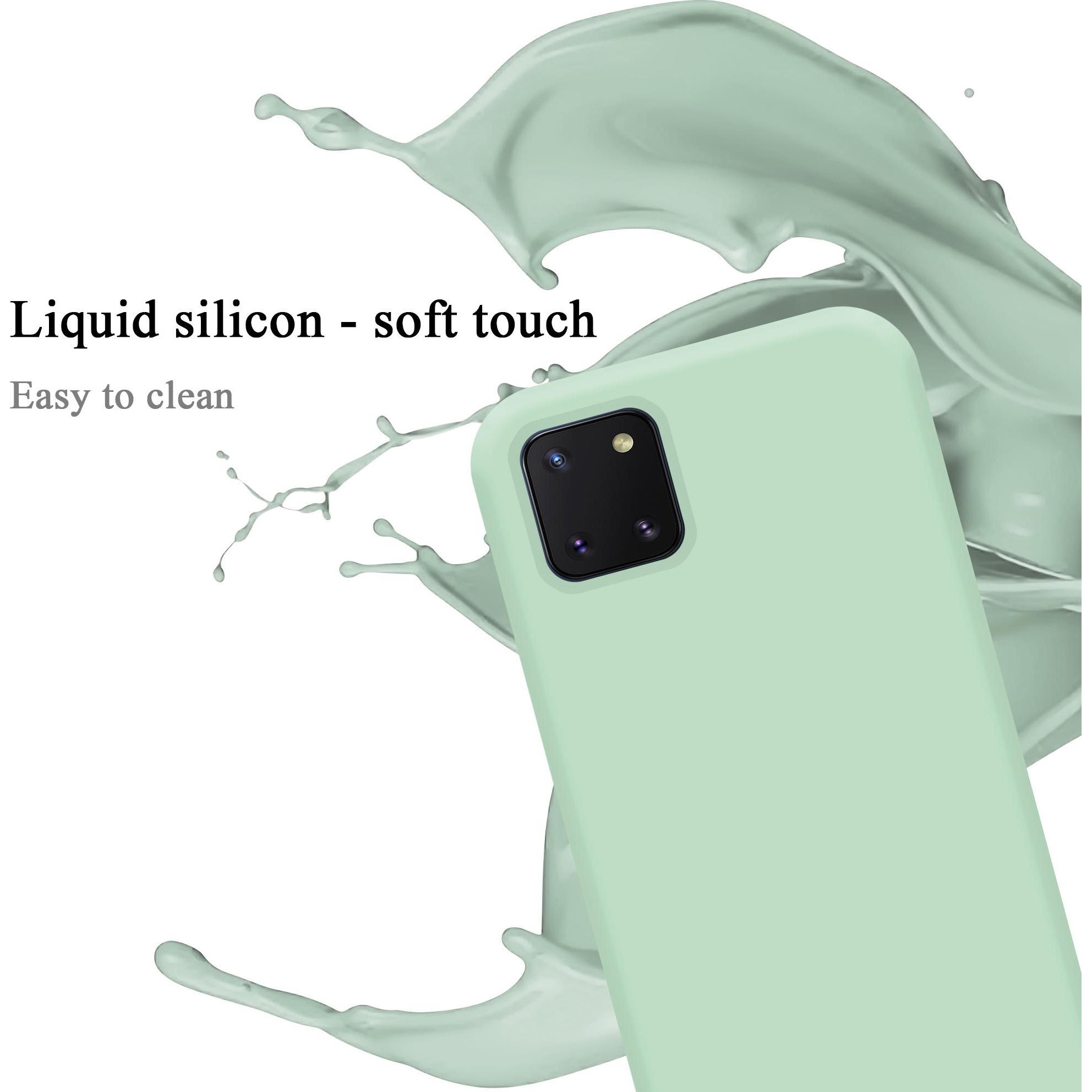 Thumbnail - Cadorabo TPU Liquid Silicone Case Cover (Samsung Galaxy A81), Smartphone Hülle, Grün