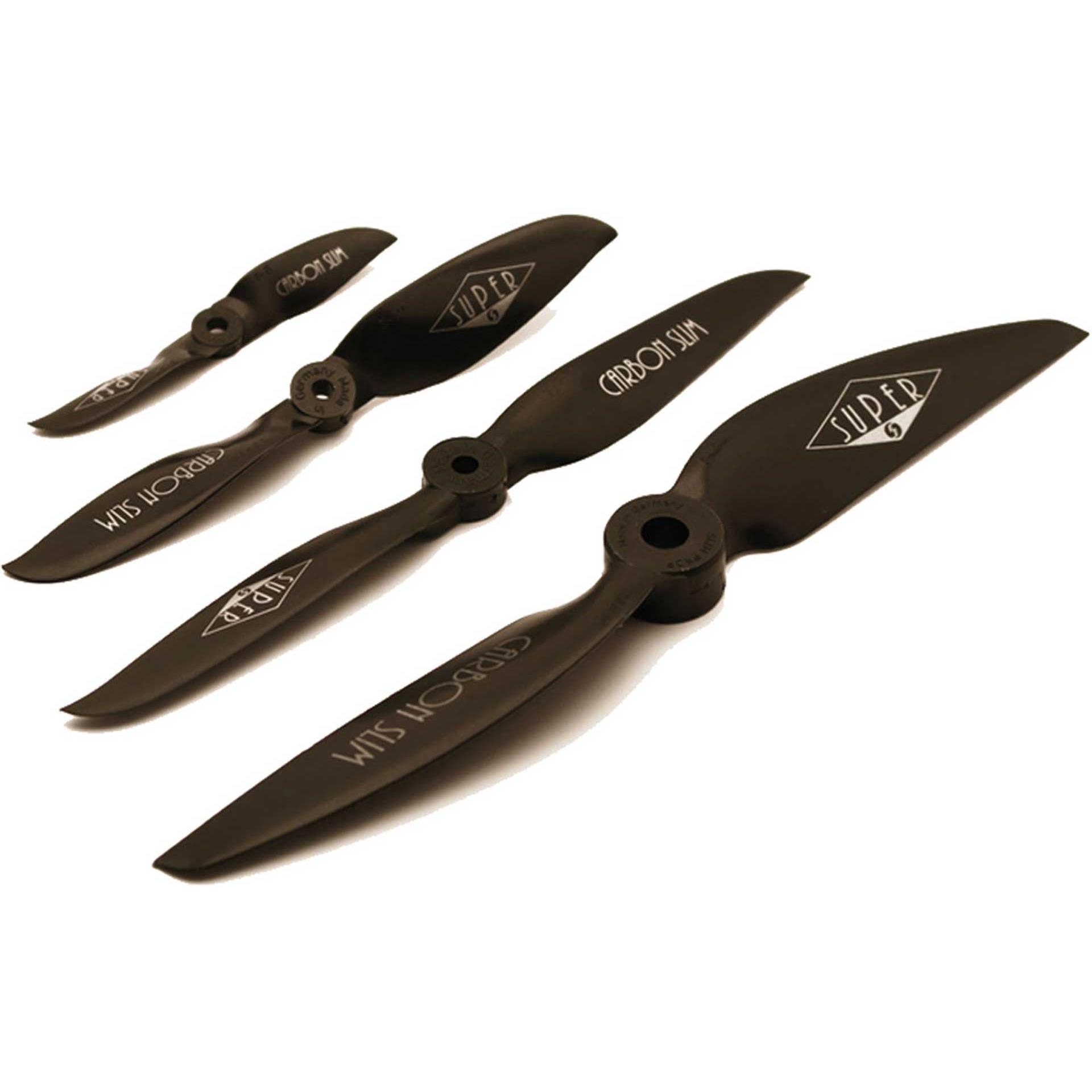 Super elica carbon slim 6x3" 15x7,5 cm nero 1°k.