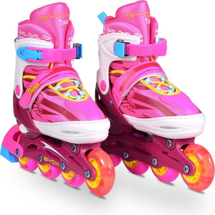 Immagine prodotto Byox Pattini in linea bambini Trina 3 in 1, 34-37 (34, 35, 36, 37)