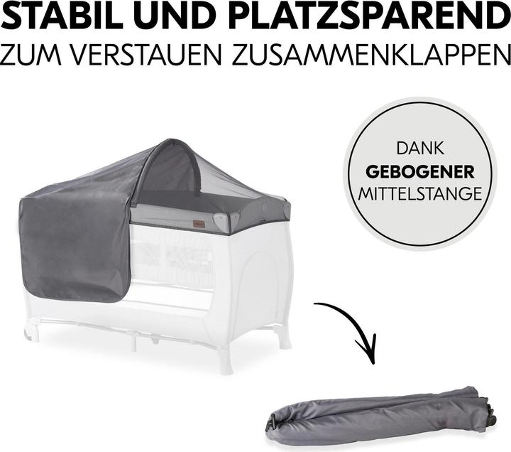 Produktbild Hauck Travel Bed Canopy Grey