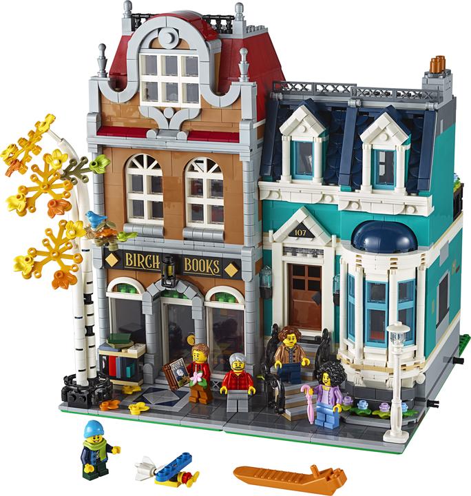 Image du produit LEGO La librairie (10270, LEGO Creator Expert, LEGO difficiles à trouver)