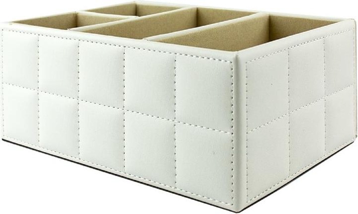 Produktbild JTI Organizer-Box aus PU-Leder, Weiss (2.24 l)