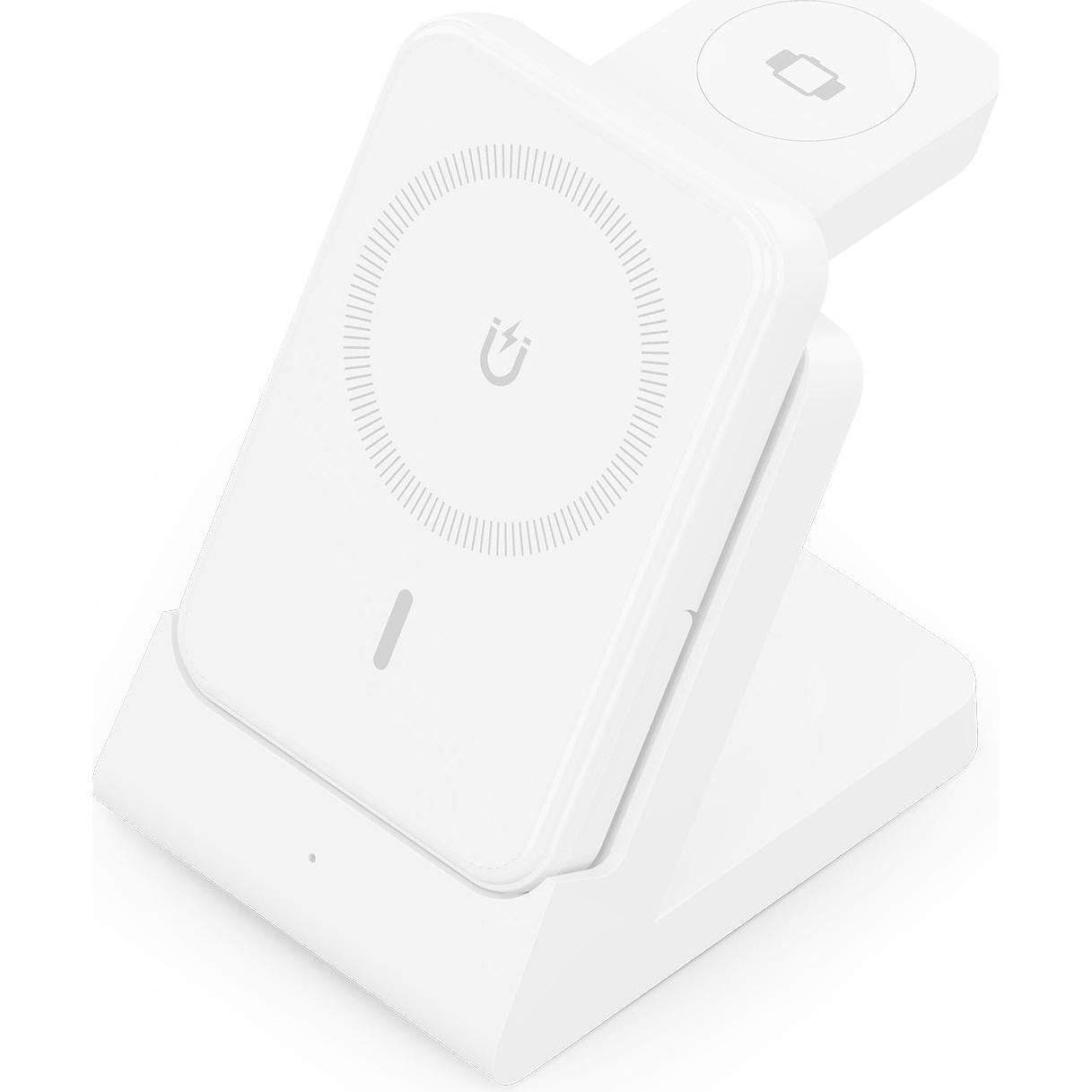 Aisens ASCH-15W4WC063-W (15 W), Caricabatteria senza fili, Bianco