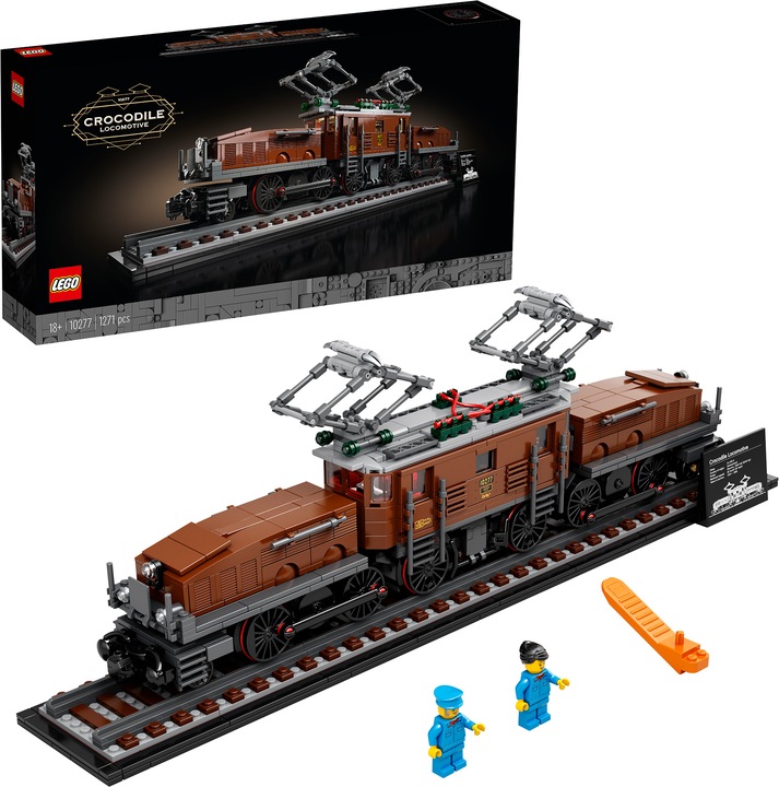 Image du produit LEGO La locomotive crocodile (10277, LEGO Icons)