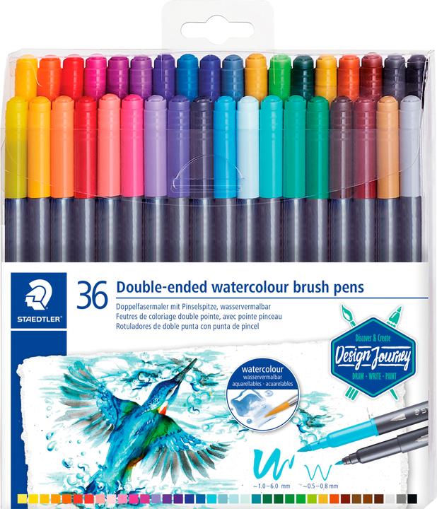Staedtler Penne in fibra (Multicolore, 36 x)
