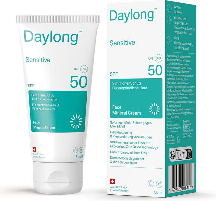 Image du produit Daylong Daylong™ Sun-allergic & Hypersensitive (Crème solaire, SPF 50, 50 ml)