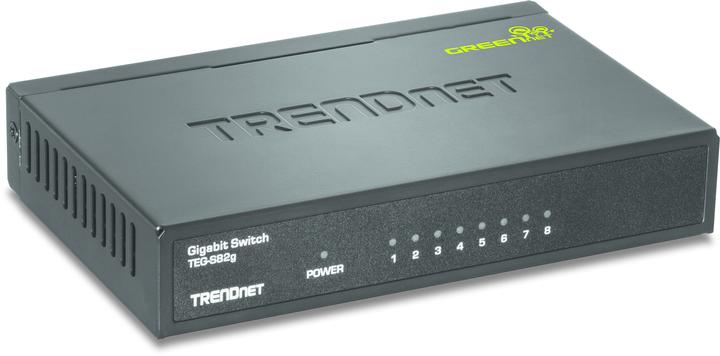 Produktbild Trendnet Switch 8 Port Gbit Desktop Metall (8 Ports)