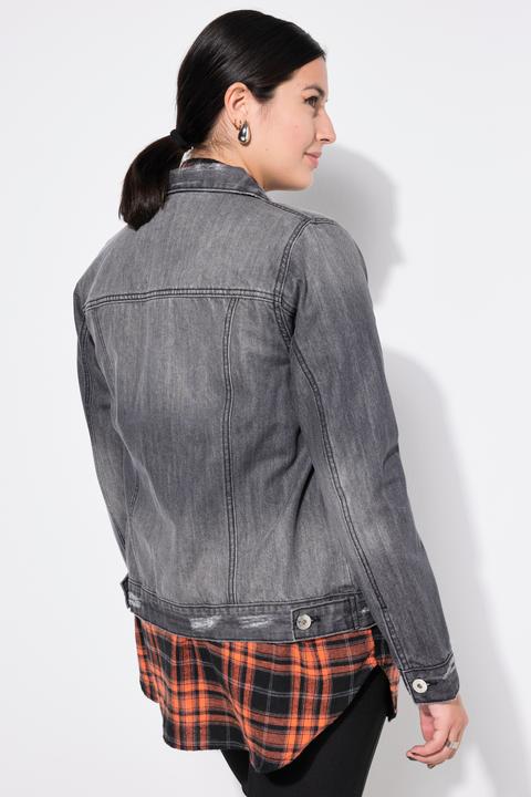 Produktbild Studio Untold Jeansjacke, Regular Fit, destroyed Denim, Hemdkragen, Langarm (50, 52)