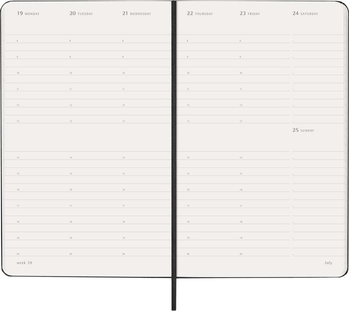 Produktbild Moleskine Geschäftsagenda Hard Cover Weekly (A5, 1 Woche / 2 Seiten)
