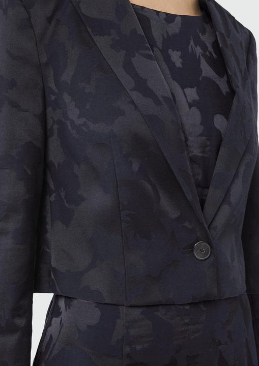 Produktbild Comma Indoor-Blazer Kurzer Jacquard-Blazer (44)