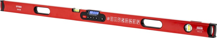 Produktbild Stier Digitale Wasserwaage SDW-1200 LCD-Display ±0,2° 120 cm (6 cm)