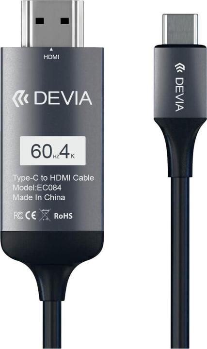 Produktbild Devia EC084 USB Type-C HDMI Black (2 m)