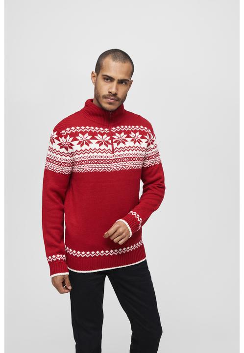 Produktbild Brandit Norwegian Wollpullover Grösse L Farbe Rot (L)