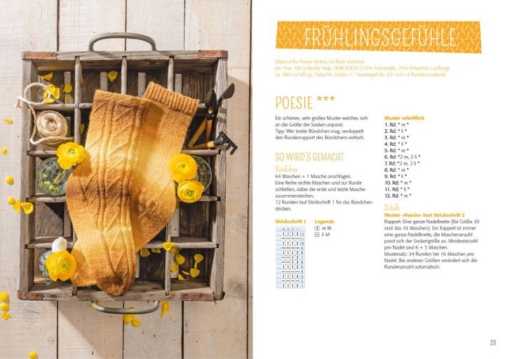 Produktbild Woolly Hugs Socken stricken mit Super-Ferse (Deutsch, Veronika Hug, 2022)