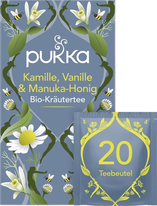Image du produit Pukka Camomille, vanille & miel de Manuka (32 g)
