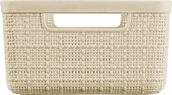 Produktbild Curver BASKET JUTE WHITE 245370 5L (1 x, 26.5 x 20 x 10.5 cm)