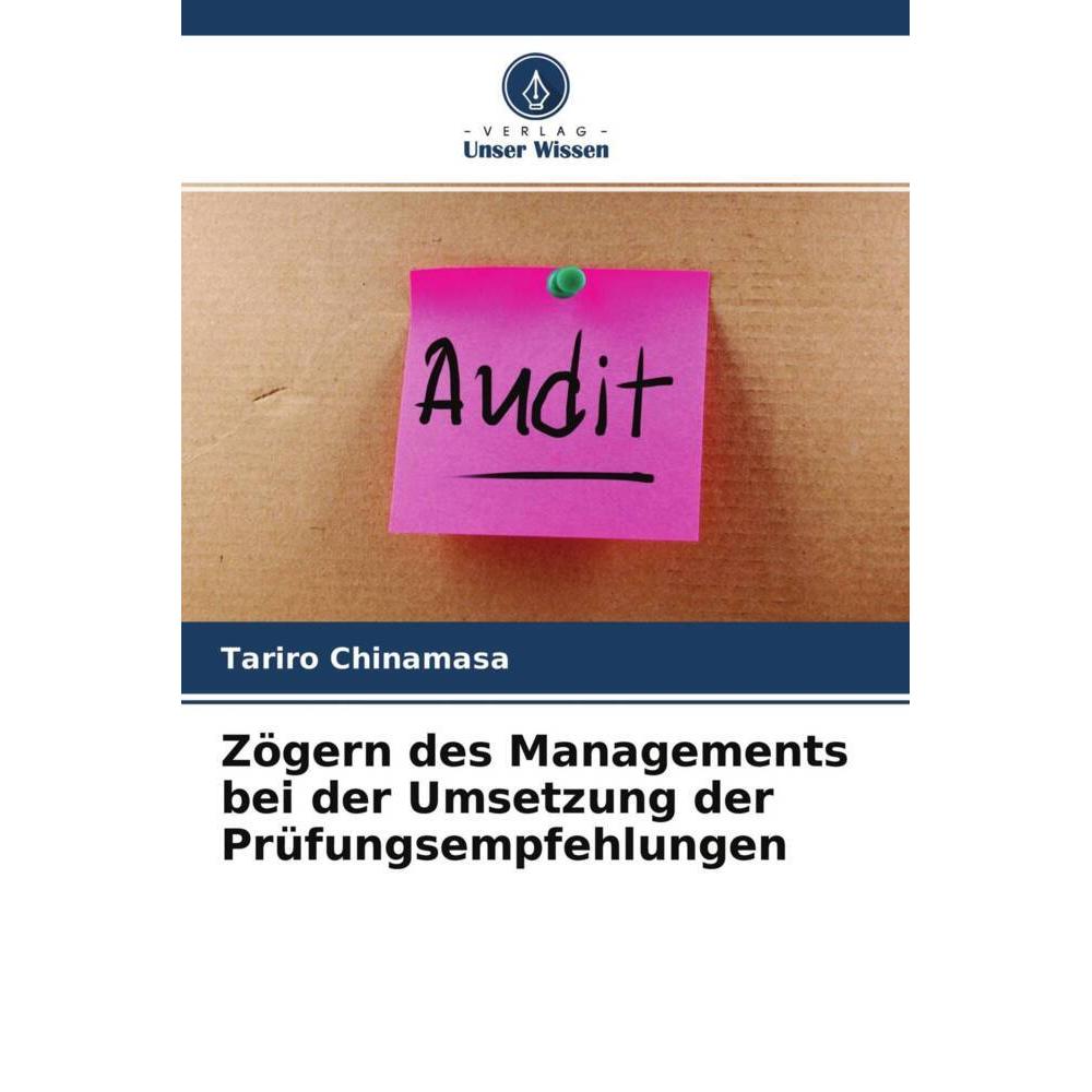 Zögern des Managements bei der Umsetzung der Prüfungsempfehlungen, Fachbücher von Tariro Chinamasa