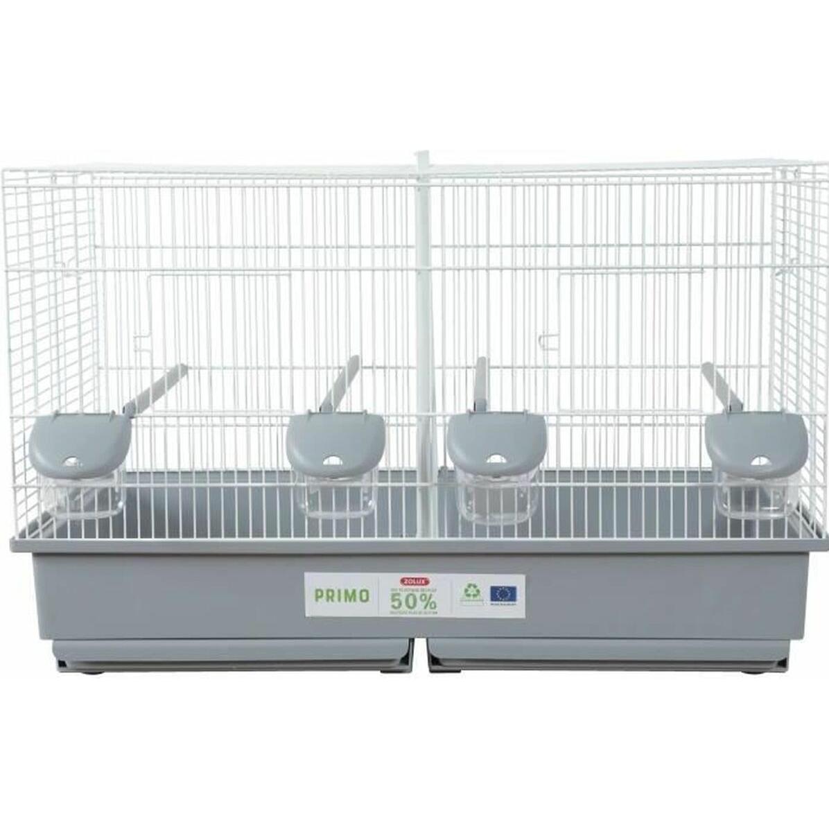 Zolux - Cage en plastique éco.conçu oiseaux domestiques Primo 69 x 39 x 44.5 cm