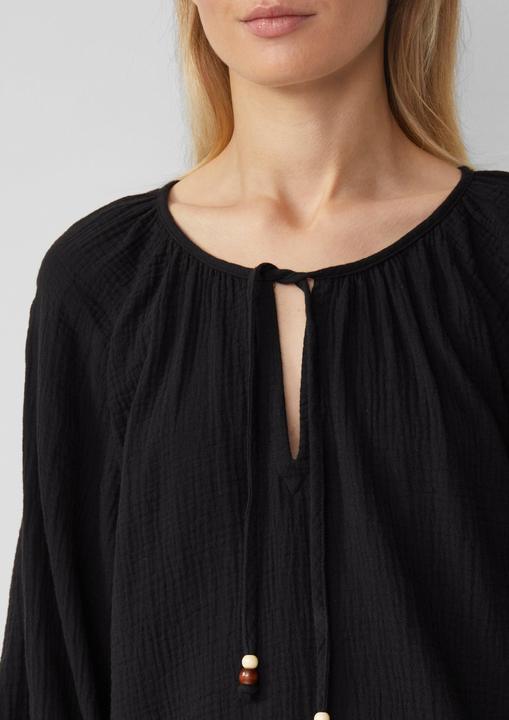 Immagine prodotto s.Oliver Bluse Musselin-Bluse mit Raglanärmeln und Raffung (40)