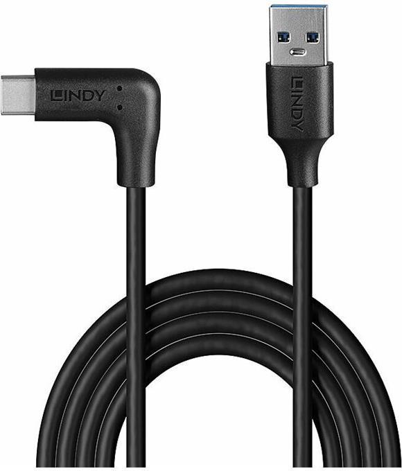 Produktbild Lindy 0.5m USB 3.2 Typ A an C Kabel 90° gewinkelt (32012) (0.50 m, USB 3.2 Gen 2, 15 W)