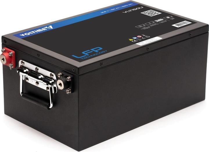 Voltima VLT150U 12V LiFePO4 Lithium Untersitz Versorgungsbatterie 150Ah mit App (12 V, 150 Ah)