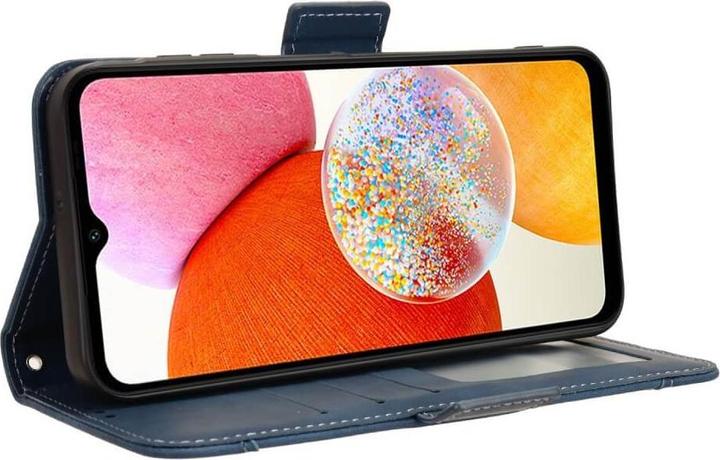 Image du produit Cover-Discount Galaxy A15 - Etui avec de nombreuses poches pour cartes bleu (Samsung Galaxy A15)