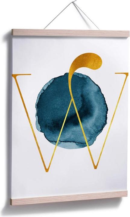 Image du produit Trenddeko Le W d'or (40 x 50 cm)