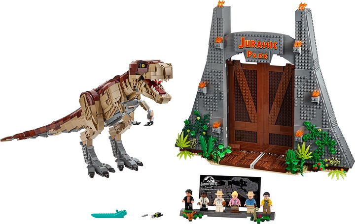 Actual product image LEGO Jurassic Park: T. Rex's devastation (75936, LEGO Jurassic World)