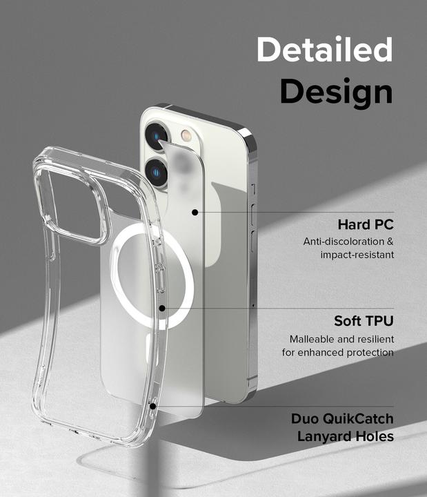 Produktbild Ringke TASCHE Fusion Magnetic Apple iPhone 14 Pro Max Matt Klar (Apple iPhone 14 Pro Max)