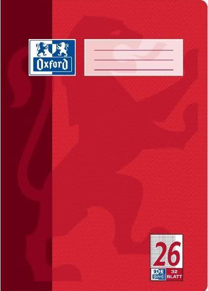 Actual product image Oxford Exercise book, A4, ruling 26 (A4, Checked)