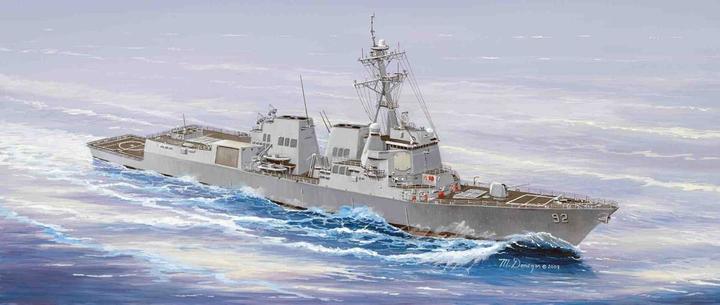Actual product image Trumpeter USS Momsen DDG-92