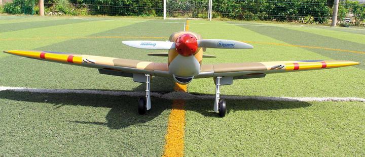 Actual product image Seagull Models SG-Models ) Spitfire Giant 86" 55cc WITHOUT retractable gear, matt finish, Warbird (Warbird)