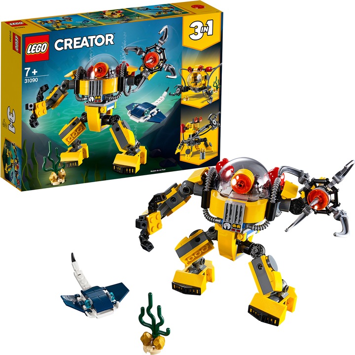Immagine prodotto LEGO Robot subacqueo (31090, LEGO Creator 3-in-1)
