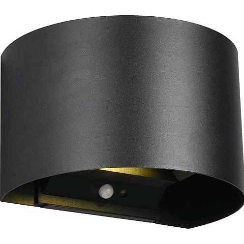 Reality, Gartenbeleuchtung, Talent LED Wandleuchte 2x0,5W 16cm Schwarz Matt warmweiss (50 lm, IP44)