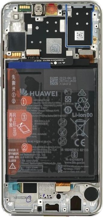 Immagine prodotto Huawei Display + cornice + batteria P30 Lite bianco perla 02352RQC